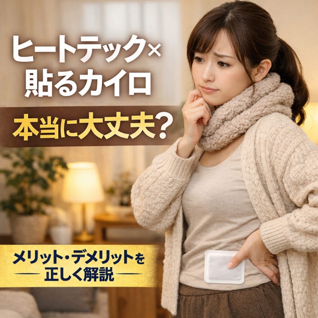 ヒートテック✕貼るカイロは本当に大丈夫？