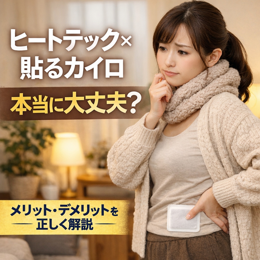 ヒートテック✕貼るカイロは本当に大丈夫？