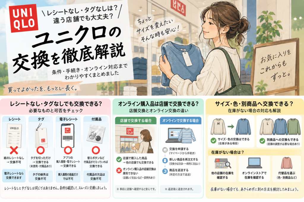 ユニクロ交換ガイド徹底解説