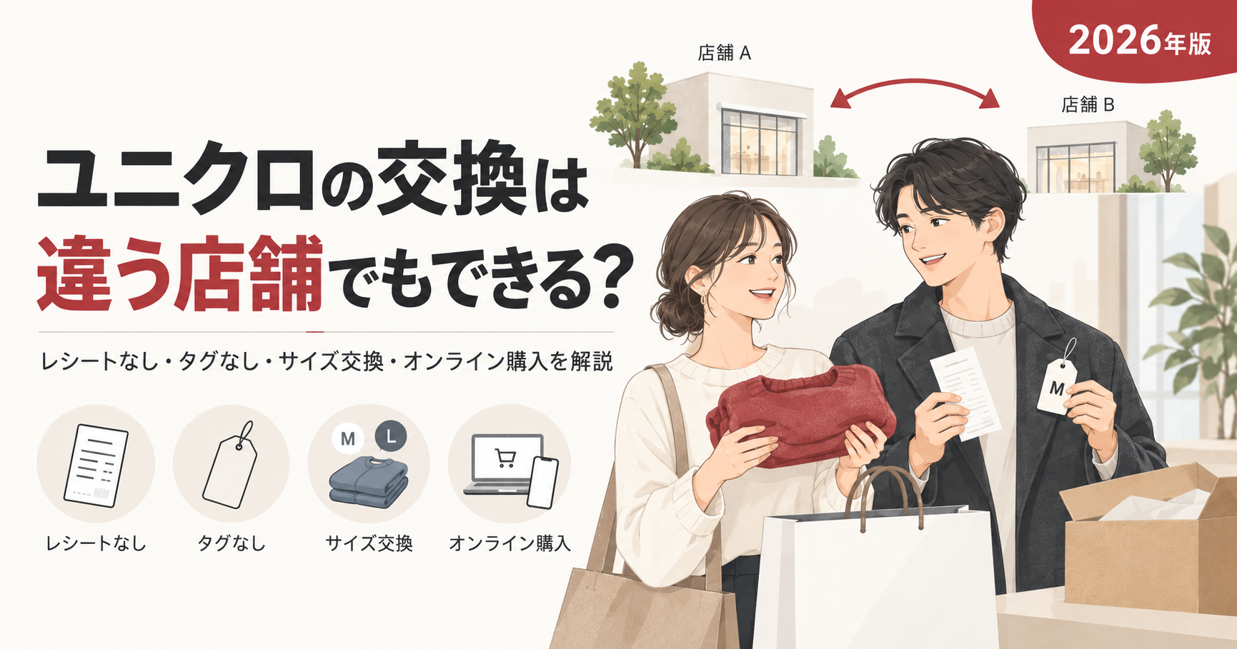 ユニクロ店舗交換ガイド2026版