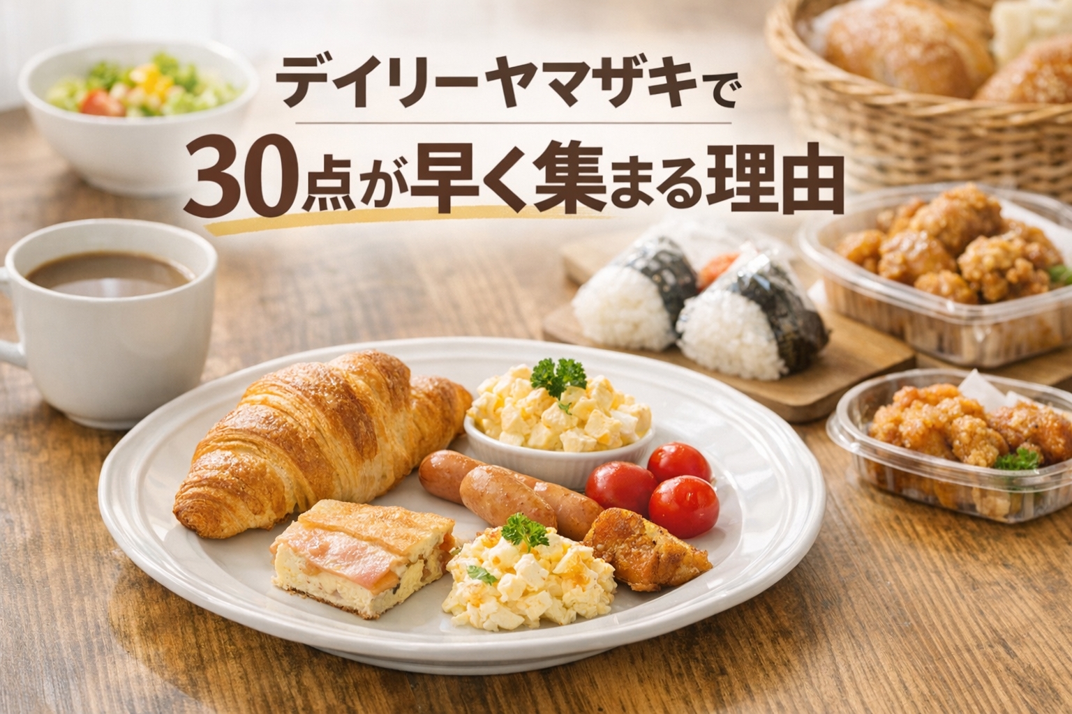 デイリーヤマザキで春のパンまつりの点数が早く集まる