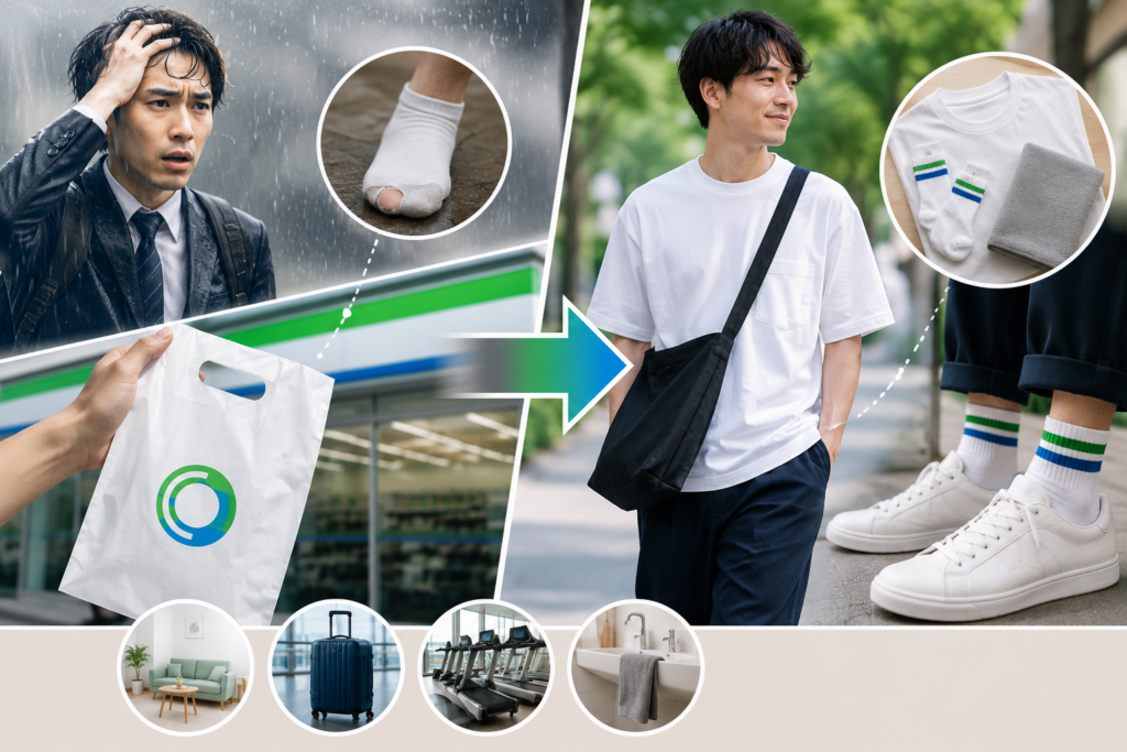 コンビニの服は本当に普段着になる？緊急用から変わったポイント