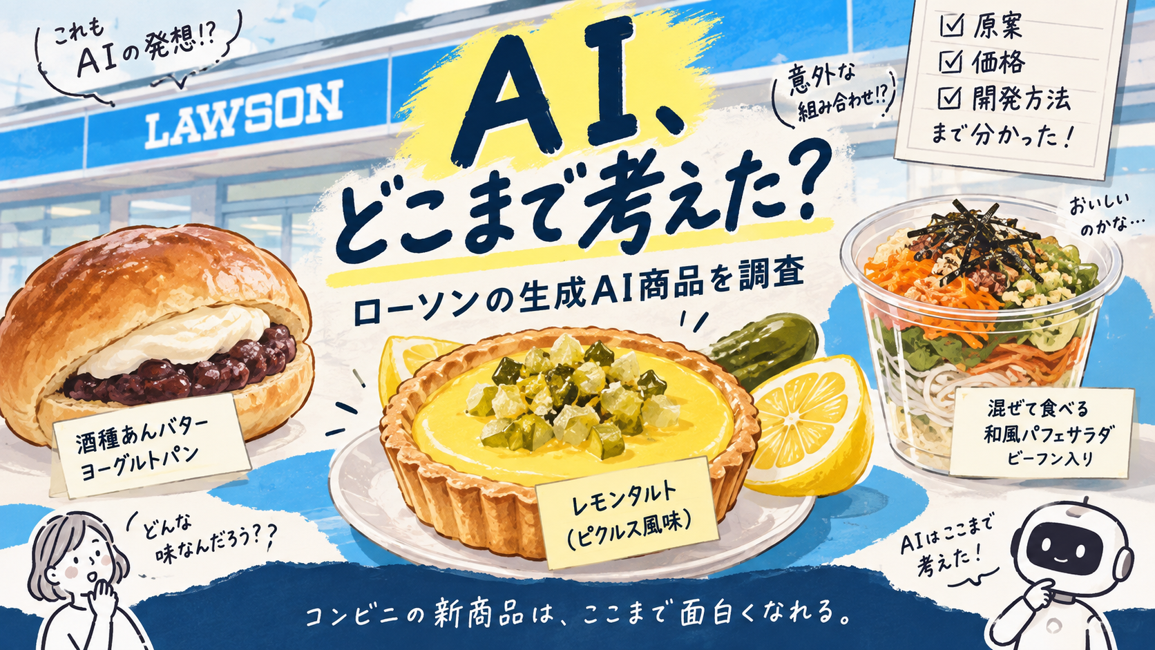 AIが考えたローソン新商品図鑑